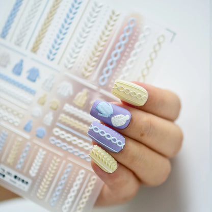 Christmas 5D Nail Art Sticker Kit