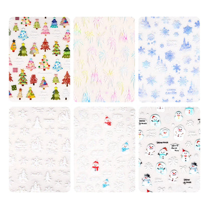 Seasonal Value Pack (12 Sheets) - Christmas Deluxe Nail Sticker Kit
