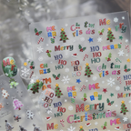 Christmas Tree Nail Art Stickers 