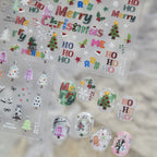 Christmas Tree Nail Art Stickers 