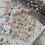 Christmas Tree Nail Art Stickers 