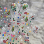 Christmas Tree Nail Art Stickers 