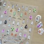 Christmas Tree Nail Art Stickers 