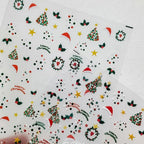 Christmas Tree Nail Art Stickers Adhesive Sticker Decals TS3258