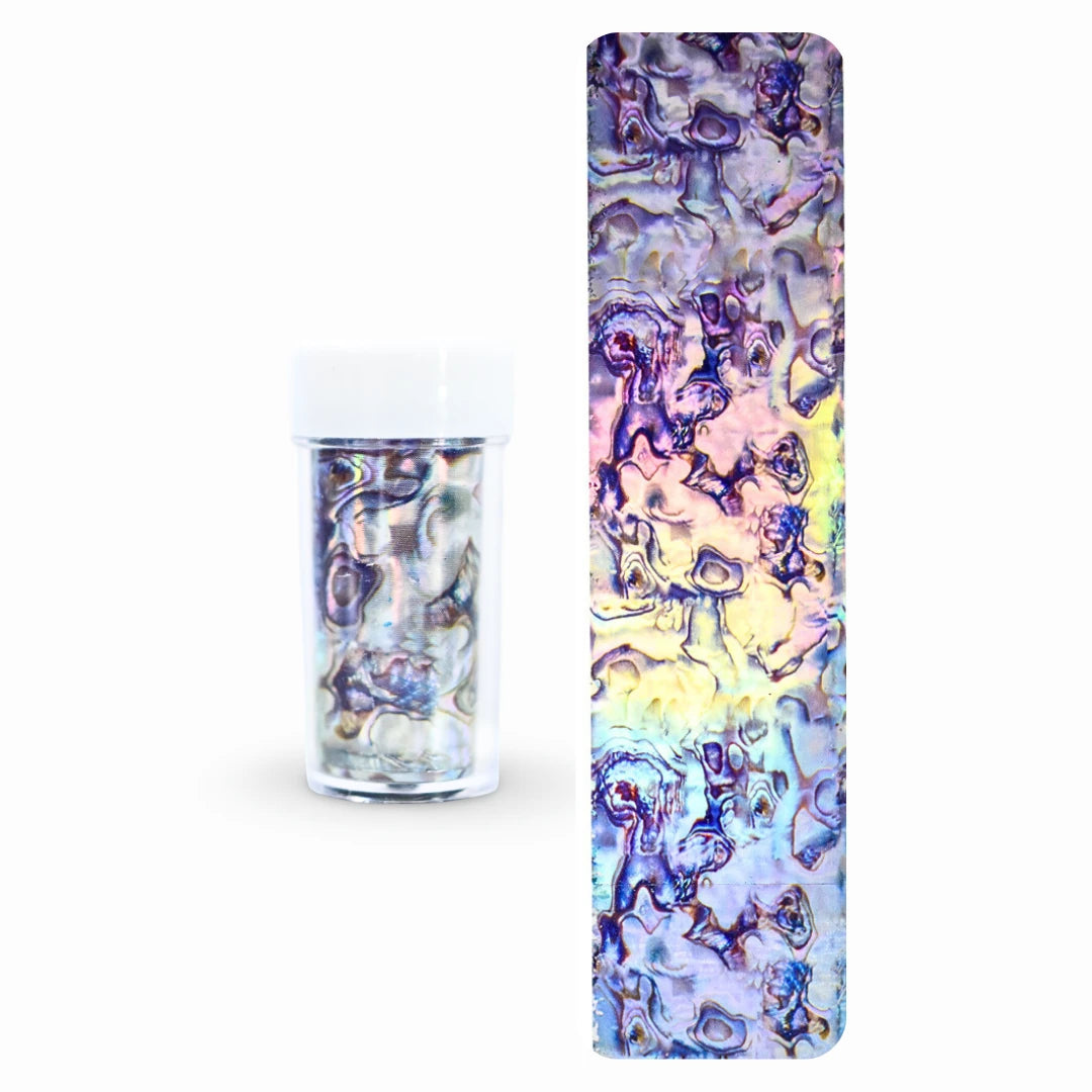 Classic Tortoiseshell & Amber Nail Foil Strip 100cm - S2