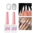 Clear Cat Eye Gel Polish - Glitter Magnetic Nail Gel 12ml