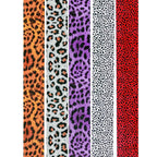 Abstract Amber Leopard Nail Foil Collection - 338
