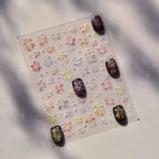 Colorful Fireworks Nail Art Stickers New Year Adhesive Sticker Decals to4804
