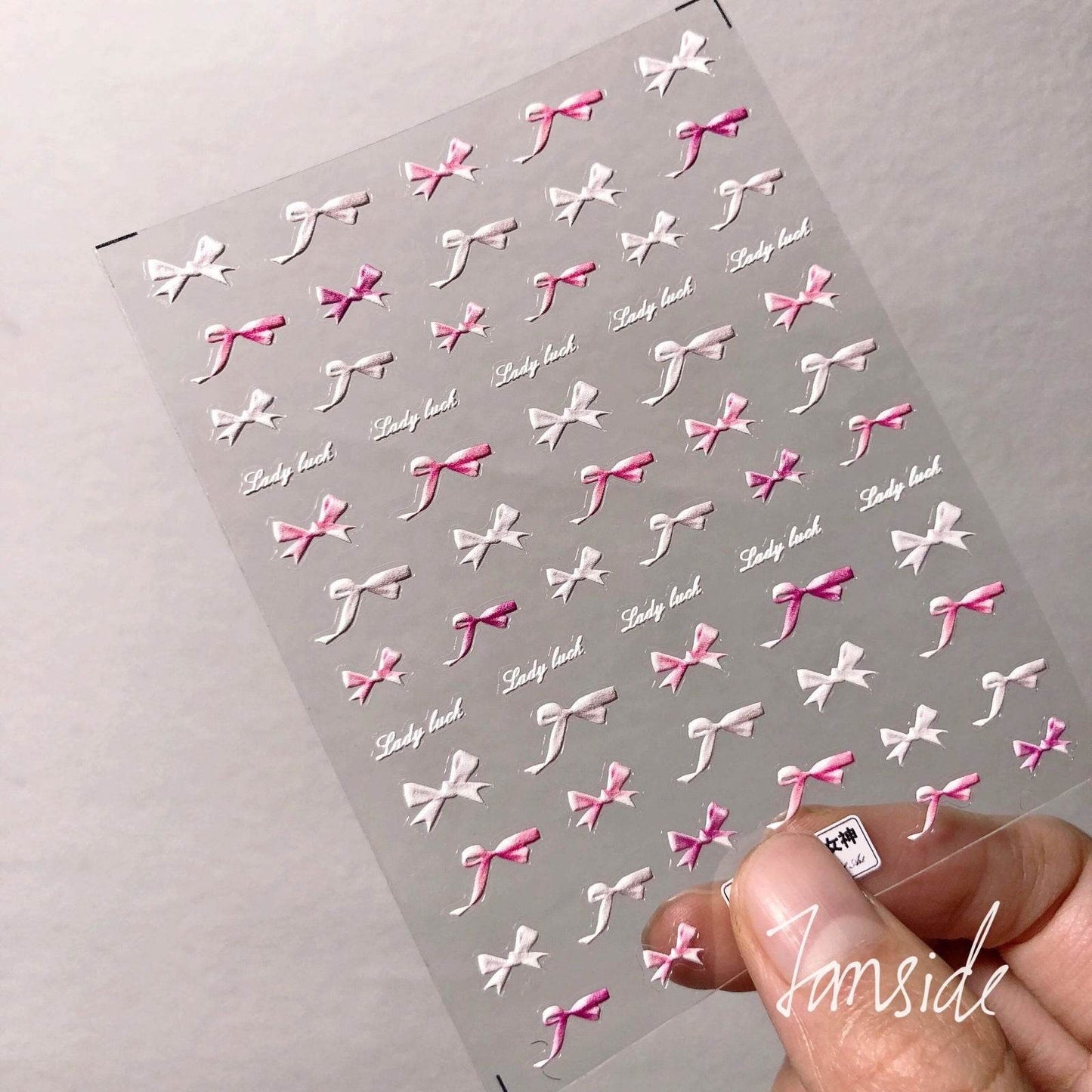 Colorful Love Nail Art Stickers Adhesive Purple Red Heart Sticker Decals TS811 - Nail MAD