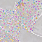 Colorful Shell Nail Art Stickers Adhesive Sea Conch Embossed Sticker Decals