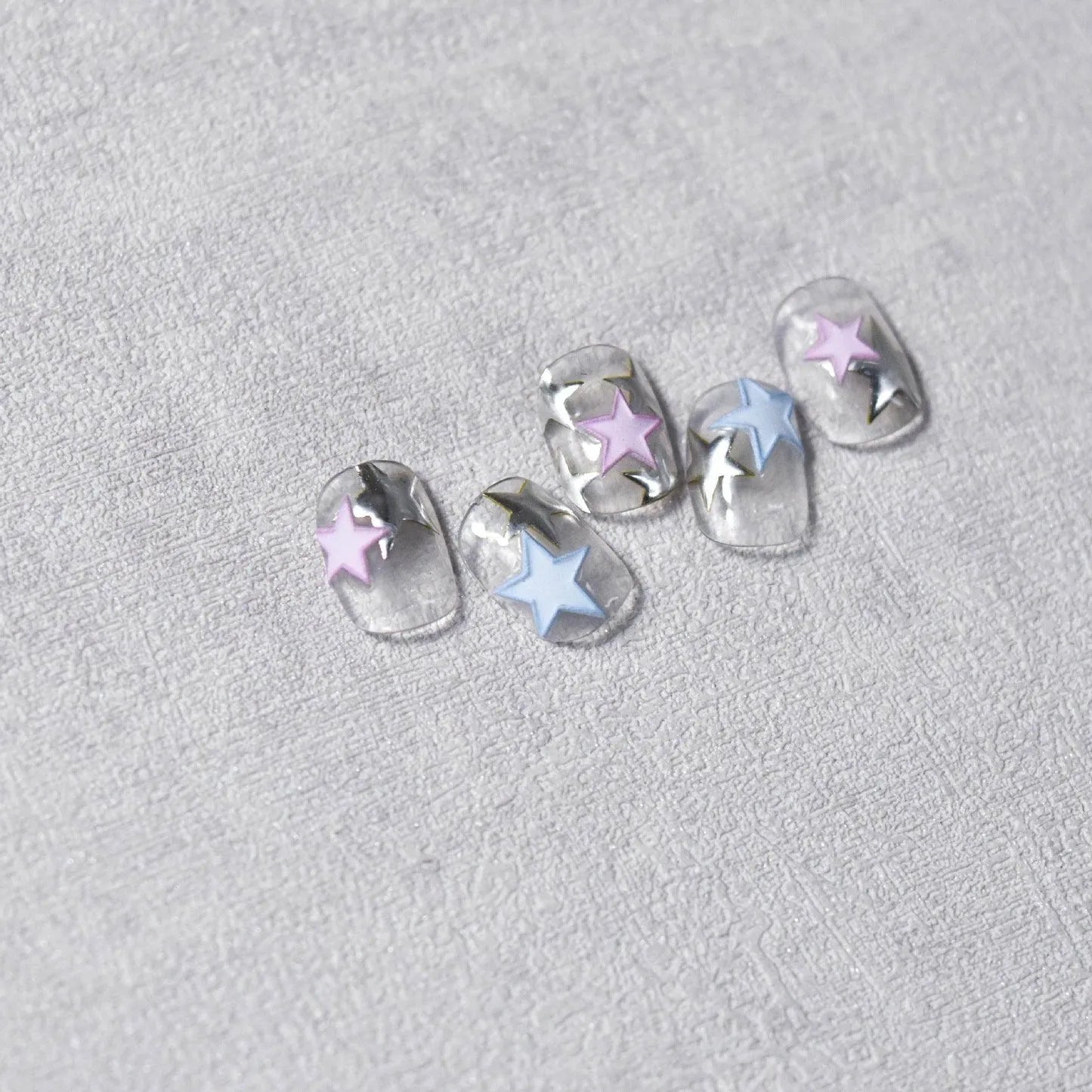 Colorful Star Nail Art Stickers Adhesive Stars Sticker Decals DIY Manicure Accessories to2720