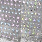 Colorful Star Nail Art Stickers Adhesive Stars Sticker Decals DIY Manicure Accessories to2720