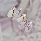 Coquette Ribbon Bow Nail Stickers 5515