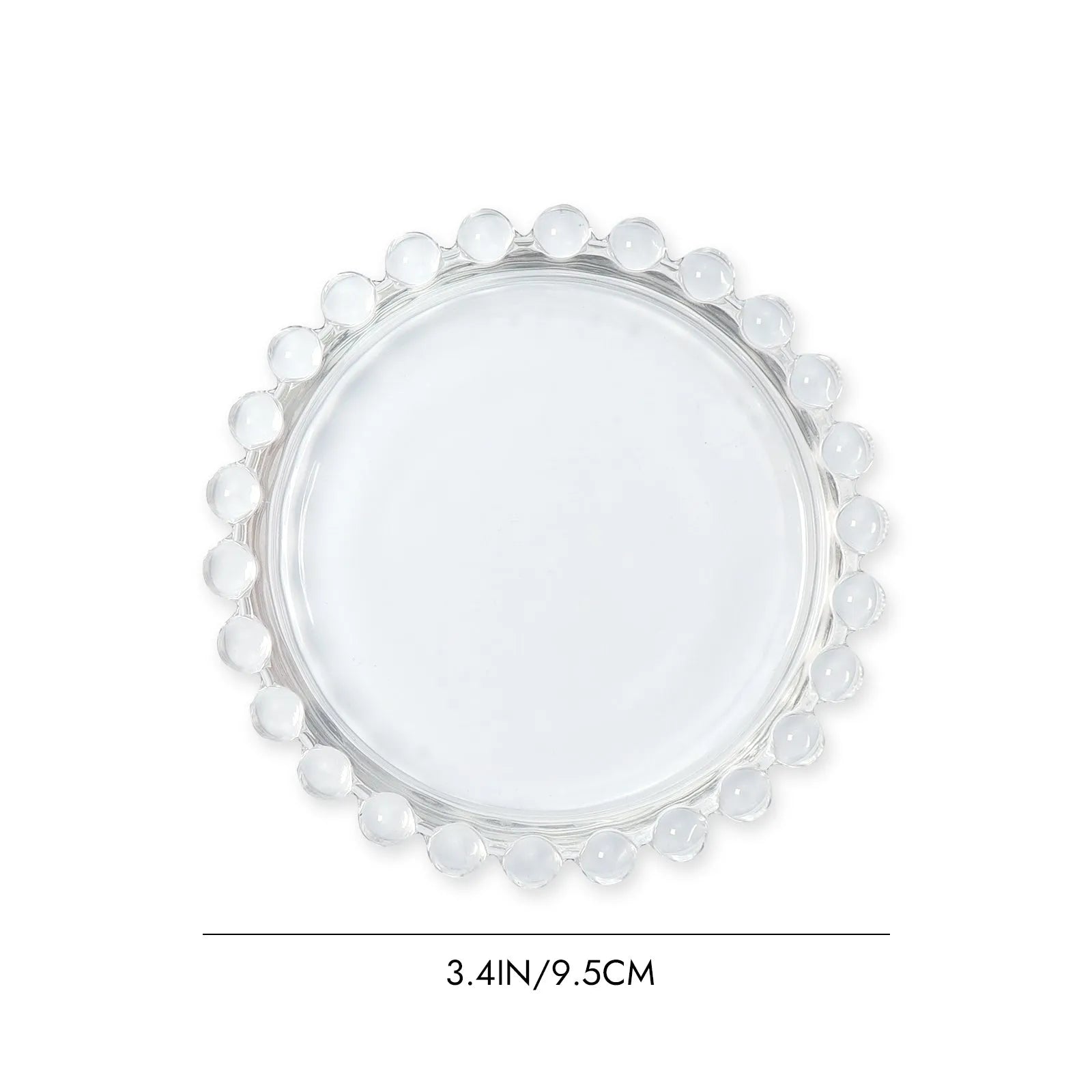 Crystal Glass Nail Art Palette & Brush Holder