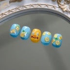 Cute 5D Pineapple Nail Stickers Juicy Summer Fruit & Tropical Nail Art Sticker Decals TS2921