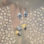 Cute Daisy Flower Nail Art Stickers - Perfect for Spring & Summer Manicures