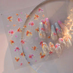 DIY Firework Nail Art Stickers | Sparkle & Celebration Decals for Manicure