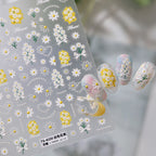 Daisy Flower Nail Art Stickers Decals TS4330