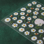 Daisy Flower Nail Art Stickers Floral Adhesive Sticker Decals TS020