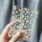 Daisy Flower Nail Art Stickers Floral Adhesive Sticker Decals TS026