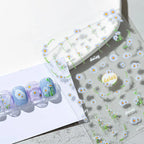 Daisy Nail Art Stickers Little Flower Adhesive Sticker Decals KX250