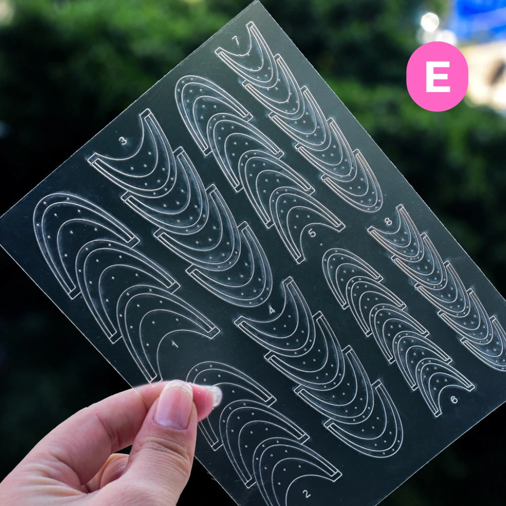 5- Pack Pro French Manicure Tip Guides | Ultra-Thin & Stretchable Stencils (No-Bleed)