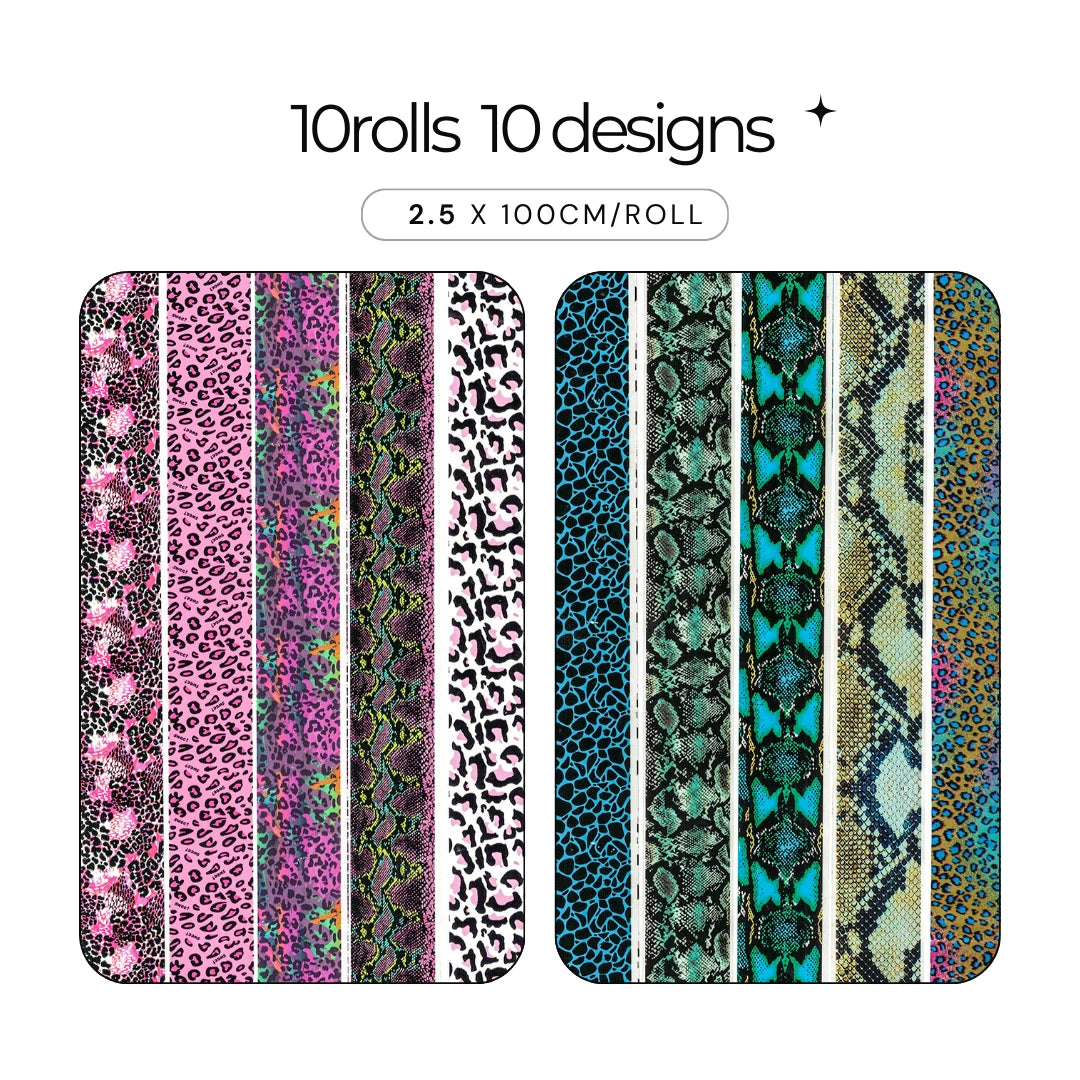 Electric Safari Nail Foil Collection - SS109