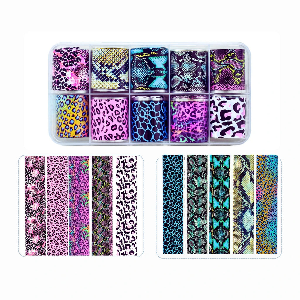 Electric Safari Nail Foil Collection - SS109