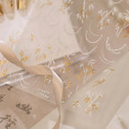 Elegant Gold Bamboo 3D Nail Stickers - Chinoiserie Decals 1477