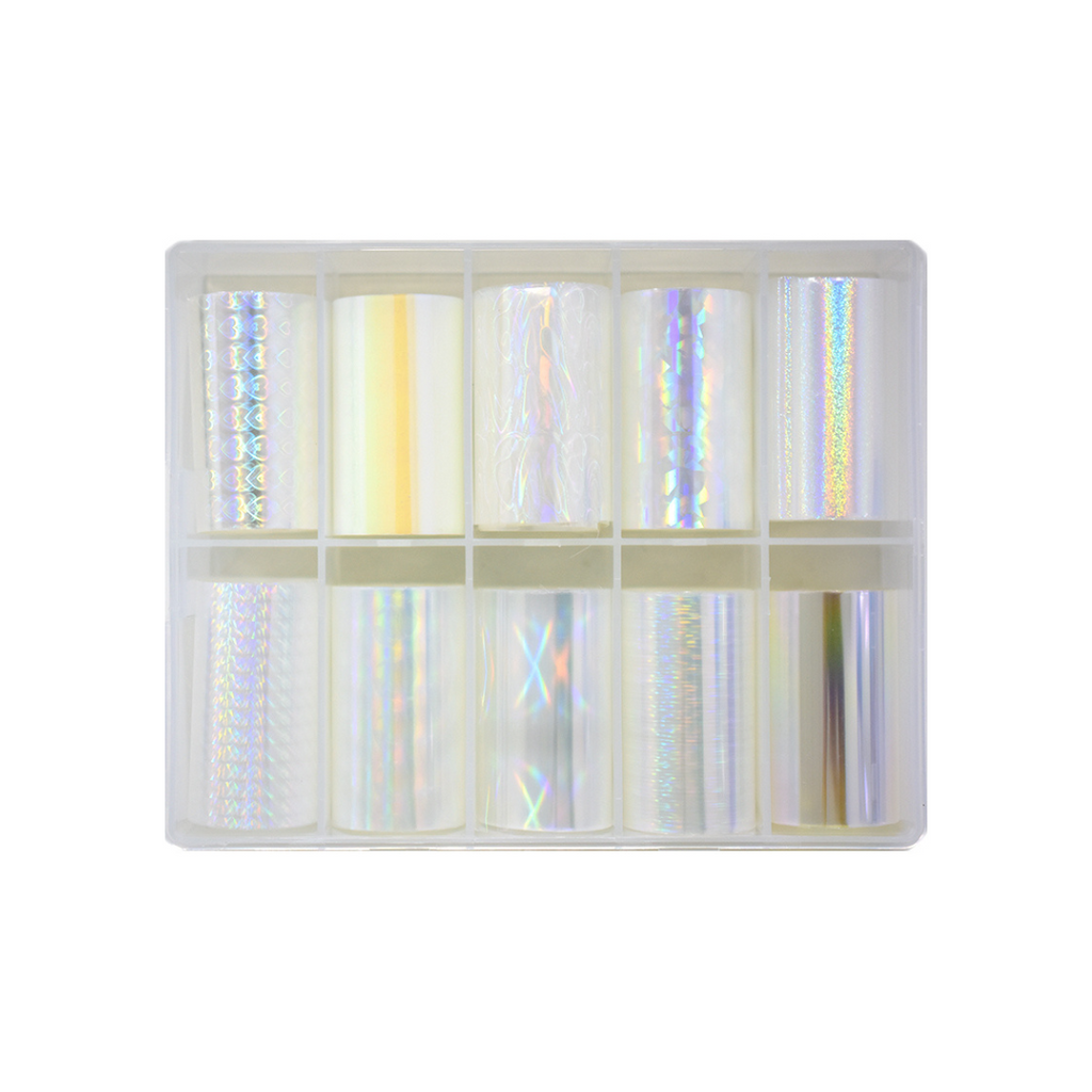 Aurora Glass Holographic Nail Foil Collection - 106
