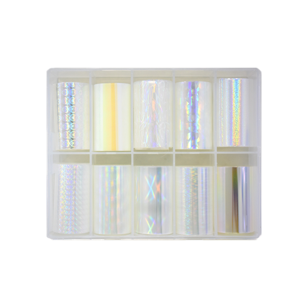 Aurora Glass Holographic Nail Foil Collection - 106