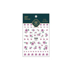 Rose Nail Art Stickers Adhesive Slider Rose Flowers Sticker Decals FS027