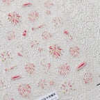 Fireworks Nail Art Stickers Adhesive Slider Firework Xmas Sticker Decals TS3465