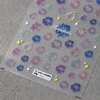 Fireworks Nail Art Stickers Sparks Firework Adhesive Sticker Nail Decals For New Year TS3467