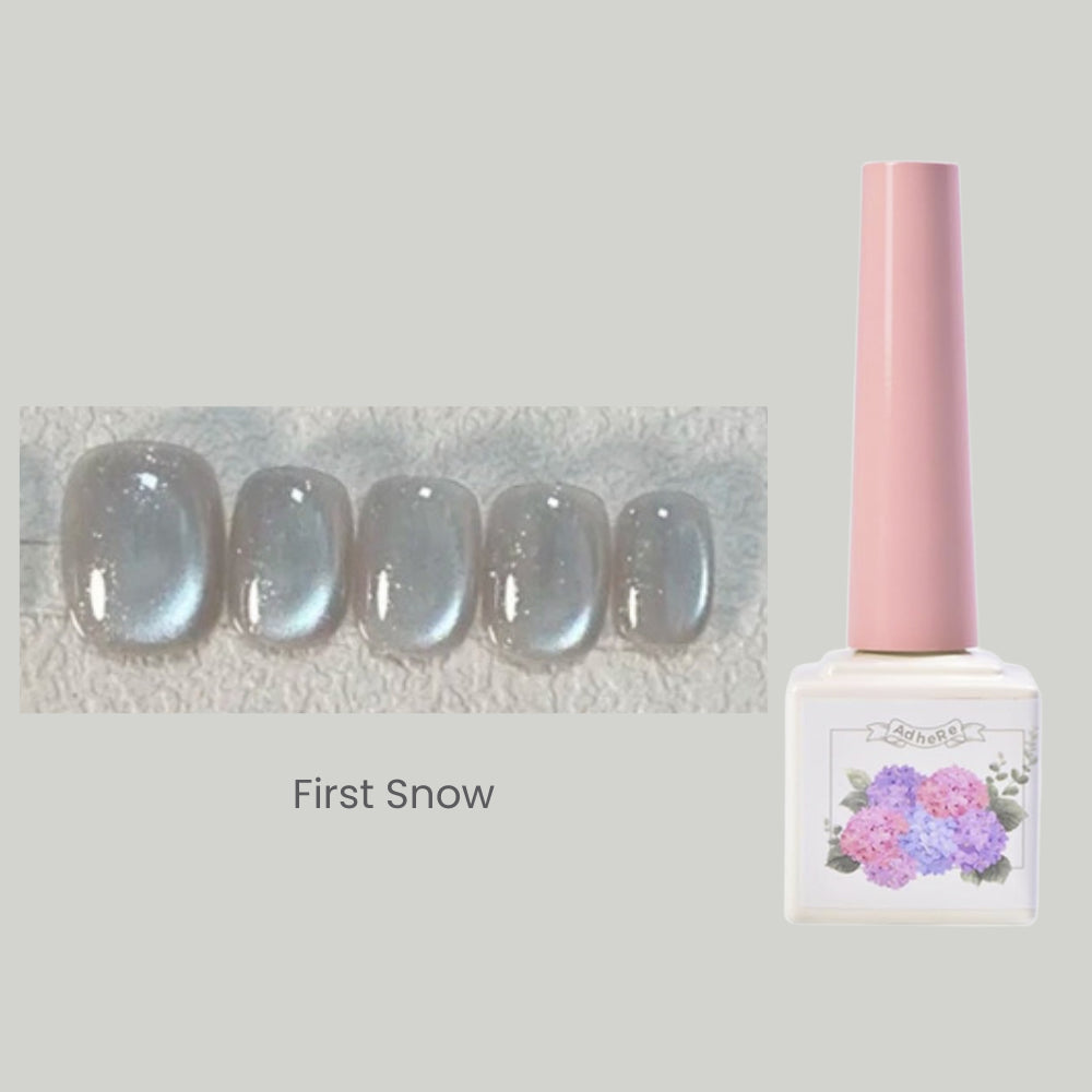 Sheer Nude Cat Eye Gel Polish - Shimmer Magnetic Nail Gel 12ml