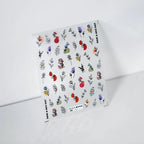 Flower Leaf Nail Art Stickers 3D Floral Adhesive Slider Sticker Decals TS2171
