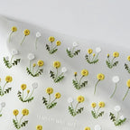 Flower Nail Art Stickers Adhesive Slider Embossed Dandelion Sticker Decals TS2194