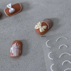 French Line Nail Art Stickers Bend over Lines Adhesive Sticker Decals TS937