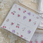 Fruit Charm Rhinestone Nail Stickers – Pre-Arranged Self-Adhesive Nail Gems MD037