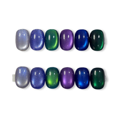 Galaxy Cat Eye Magnetic Gel Polish - Velvet Aurora Effect 12ml