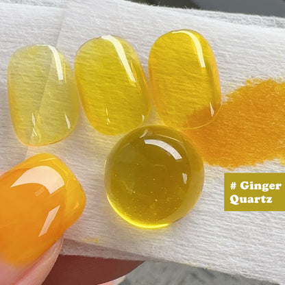 HEMA-Free Stained Glass Gel Polish - 9-Piece Rainbow Jelly Collection (12ml)