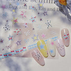 Gingham 5D Nail Stickers | Pop Star & Cherry Nail Art