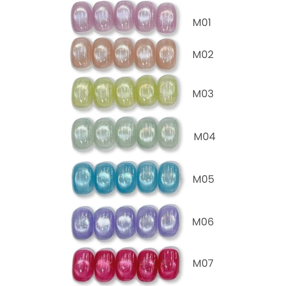 Glass Candy Cat Eye Gel - Jelly Magnetic Syrup Nail Gel Polish 12ml
