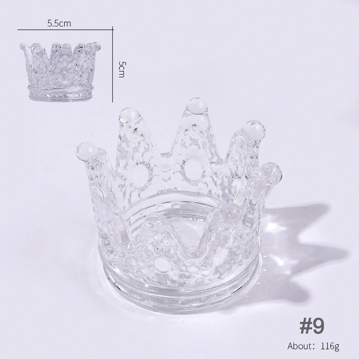 Glass Dappen Dish for Monomer & Acetone