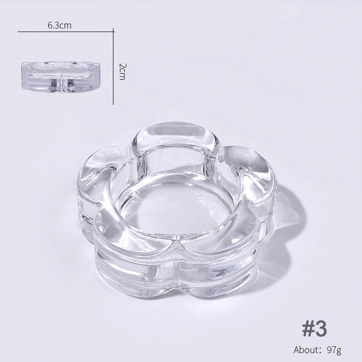 Glass Dappen Dish for Monomer & Acetone