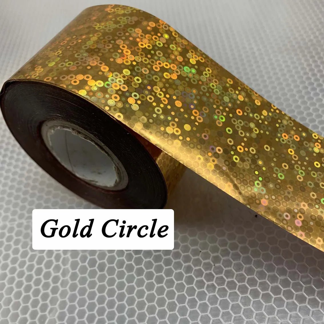 120m Holo Sparkle Circle Nail Foil Roll 827