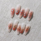 Gold French Line Nail Art Stickers Adhesive Slider Gold Silver Heart Sticker Decals 