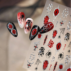 Goth & Y2K Nail Stickers - Crosses, Chains, Evil Eyes Dark Arts Decals 