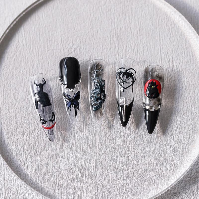 Halloween Nail Art Stickers Adhesive Slider Ghost Sticker Decals TS2340