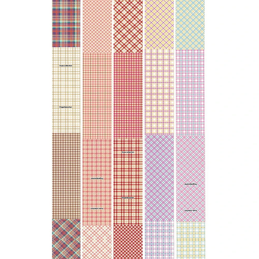 Heritage Plaid & Gingham Nail Foil Collection - 386